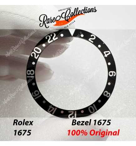 USED Usato Bezel Insert Rolex 1675  Black White Mega Inserto .0010