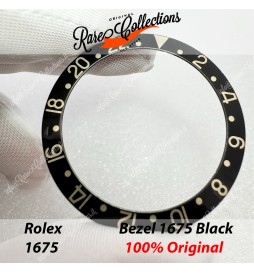USED Usato Bezel Insert Rolex 1675  Black White Grazie Inserto .0012
