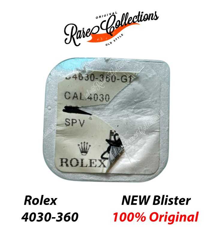 NEW Nuovo Blister Rolex Daytona 4030-360 Second Wheel X1 Seconda Ruota