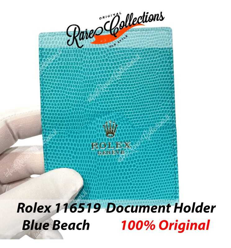 USED Usato Rolex Document Holder Daytona Beach 116519 Blue
