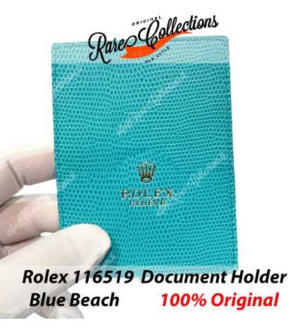 USED Usato Rolex Document Holder Daytona Beach 116519 Blue