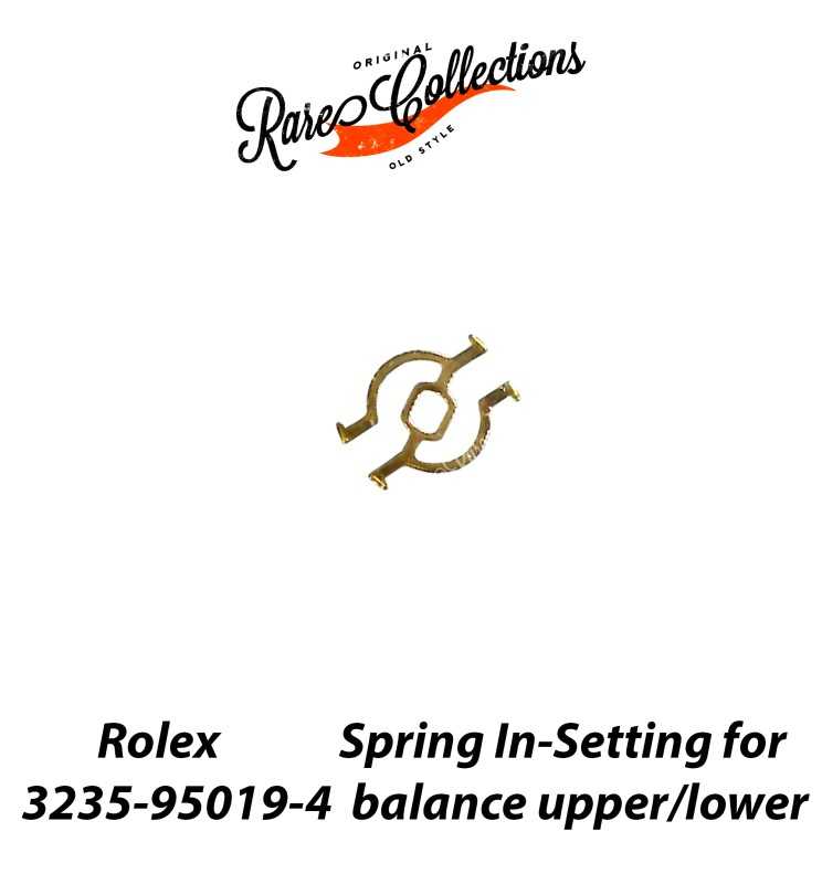 NEW Nuovo Rolex 3235 95019-4 Spring In-Setting for balance-upper/lower 3230 3255 3285