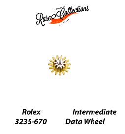 NEW Nuovo Rolex 3235-670 Intermediate Data Wheel Ruota Data Intermedia