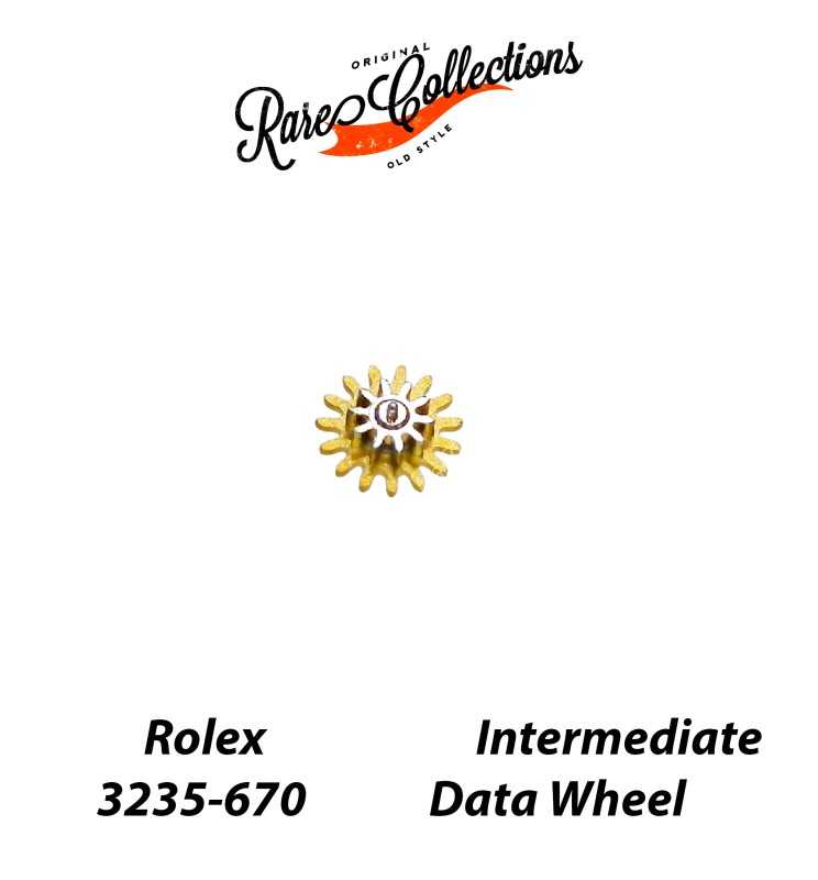 NEW Nuovo Rolex 3235-670 Intermediate Data Wheel Ruota Data Intermedia